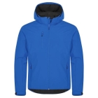 Classic Softshell jas Hoody kobalt,4xl