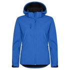 Classic Softshell jas Hoody dames kobalt,l