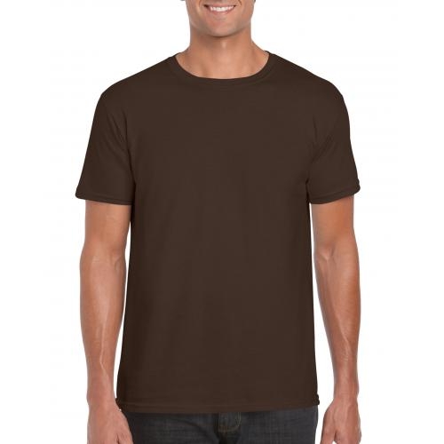 Gildan Softstyle T-shirt dark chocolate,l