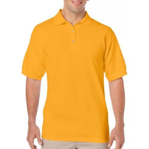 Gilden dryblend adult jersey polo goud,l