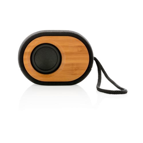 Bamboo X 5W speaker zwart/bruin