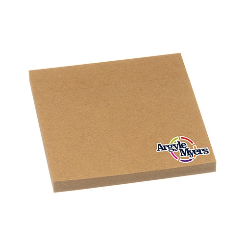 Kraft Sticky notes 75x75 mm bruin