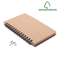 Notitieboek pijnboomzaad Grownotebook™