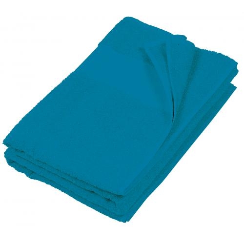 Kariban handdoek 100x50 cm tropical blue