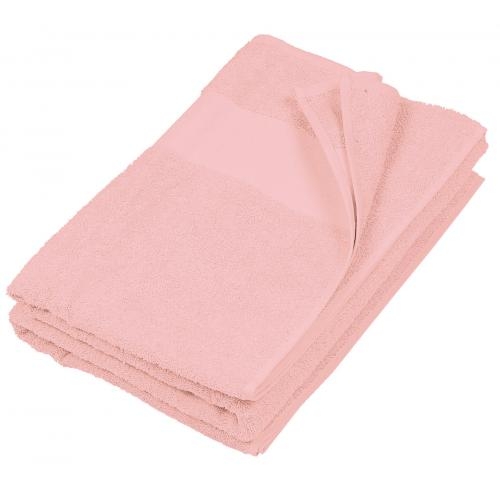 Kariban handdoek 100x50 cm pale pink