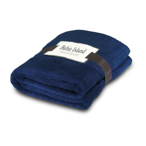 Fleecedeken 240 grams Cap Code blauw