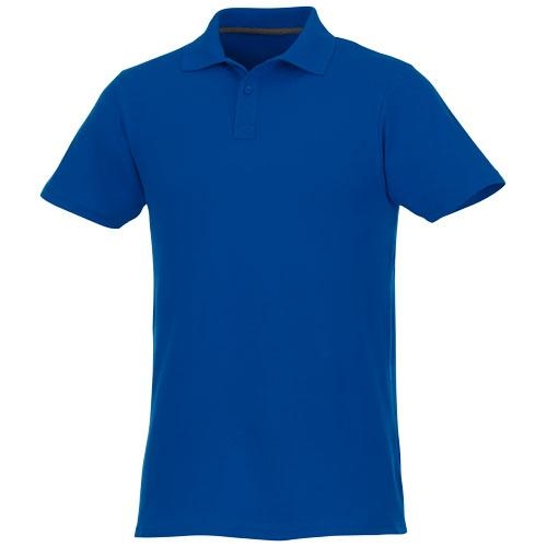 Helios herenpolo korte mouw blauw,2xl