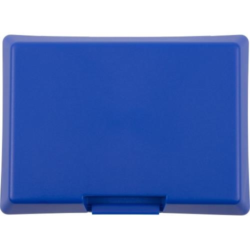 Kunststof lunchbox kobaltblauw