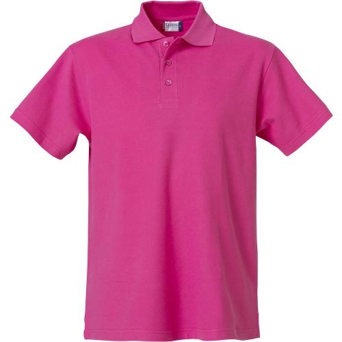 Basic heren polo helder kersen,3xl