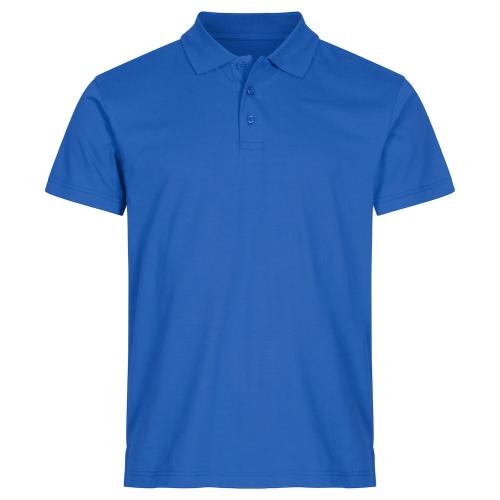 Basic heren polo kobalt,3xl