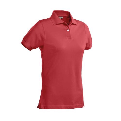 Dames polo Charma rood,m