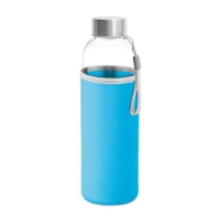 Glazen drinkfles Bestseller turquoise