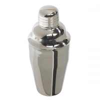 RVS cocktail shaker Happy Hour zilver