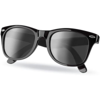 Zonnebril Wayfarer met UV-bescherming zwart