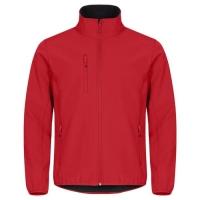 Classic softshell jas rood,2xl