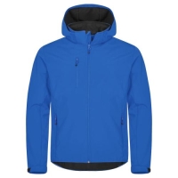 Classic Softshell jas Hoody kobalt,4xl