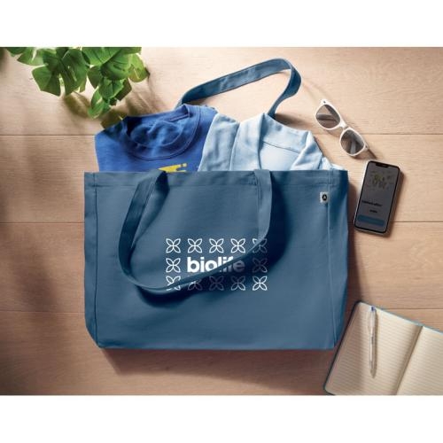 Gerecyclede tas Respect coloured blauw