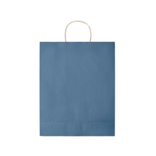 Grote gekleurde papieren tas blauw