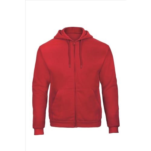 B&C ID.205 hoodie rood,l