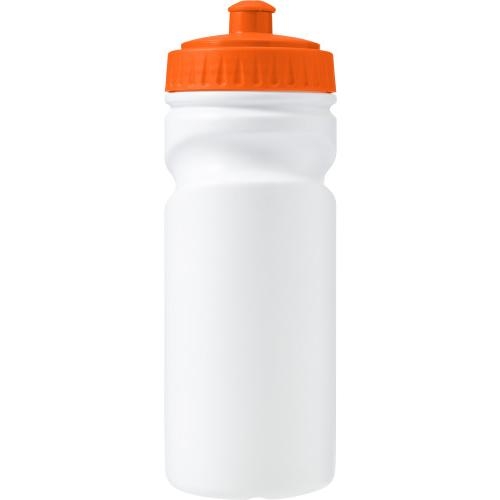 100% recyclebare kunststof drinkfles (500 ml) oranje