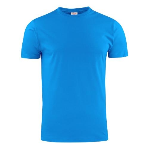 Modern licht heren T-shirt  oceaan blauw,5xl