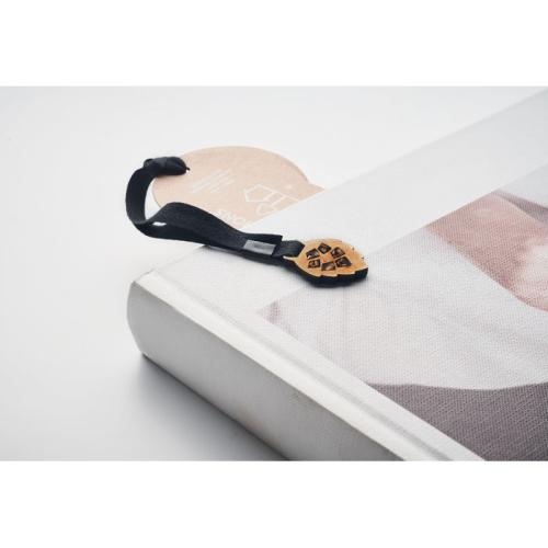 Bladwijzer pijnboomzaad Growbookmark™ beige