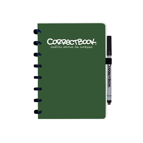 Correctbook A5 groen