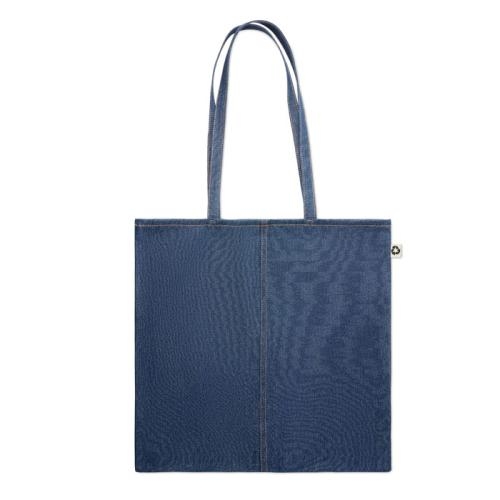 Gerecyclede denim boodschappentas Style blauw