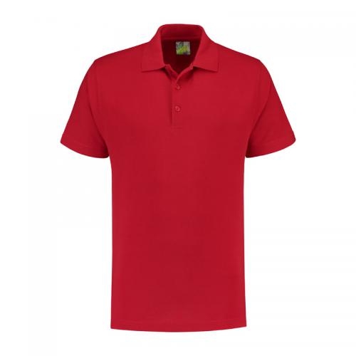 L&S Basic Mix polo rood,l