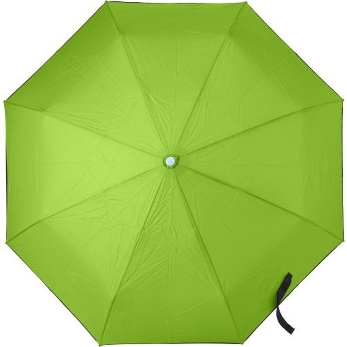Opvouwbare paraplu automatisch lime