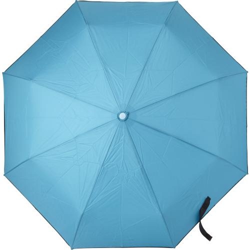 Opvouwbare paraplu automatisch lichtblauw