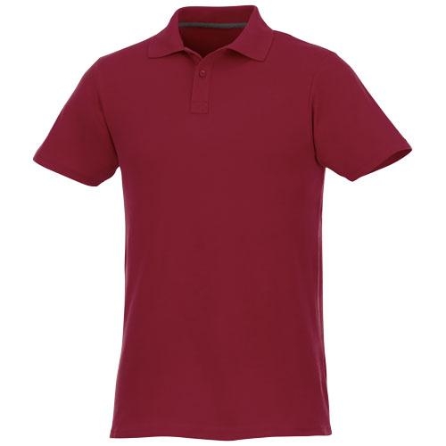 Helios herenpolo korte mouw bordeaux,2xl