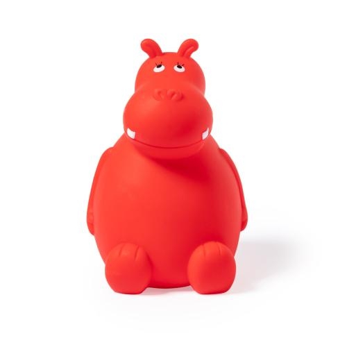 Spaarpot Hippo rood