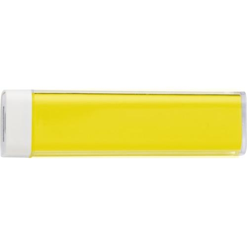 Powerbank met Li-ion batterij geel