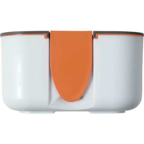 PP en siliconen lunchbox oranje