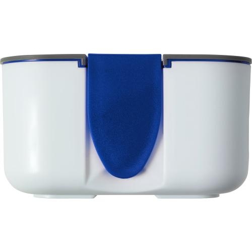 PP en siliconen lunchbox kobaltblauw
