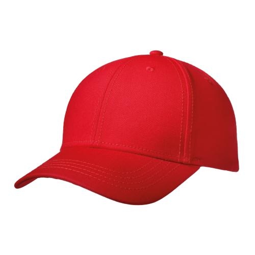 Luxury Fine Cotton Cap rood