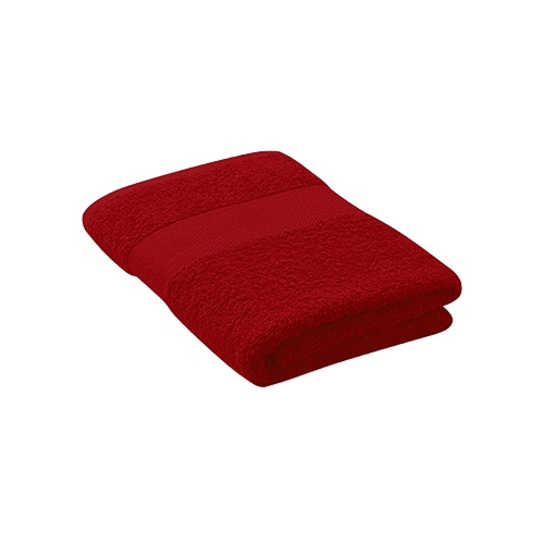 Handdoek OekoTex 100x50 cm rood